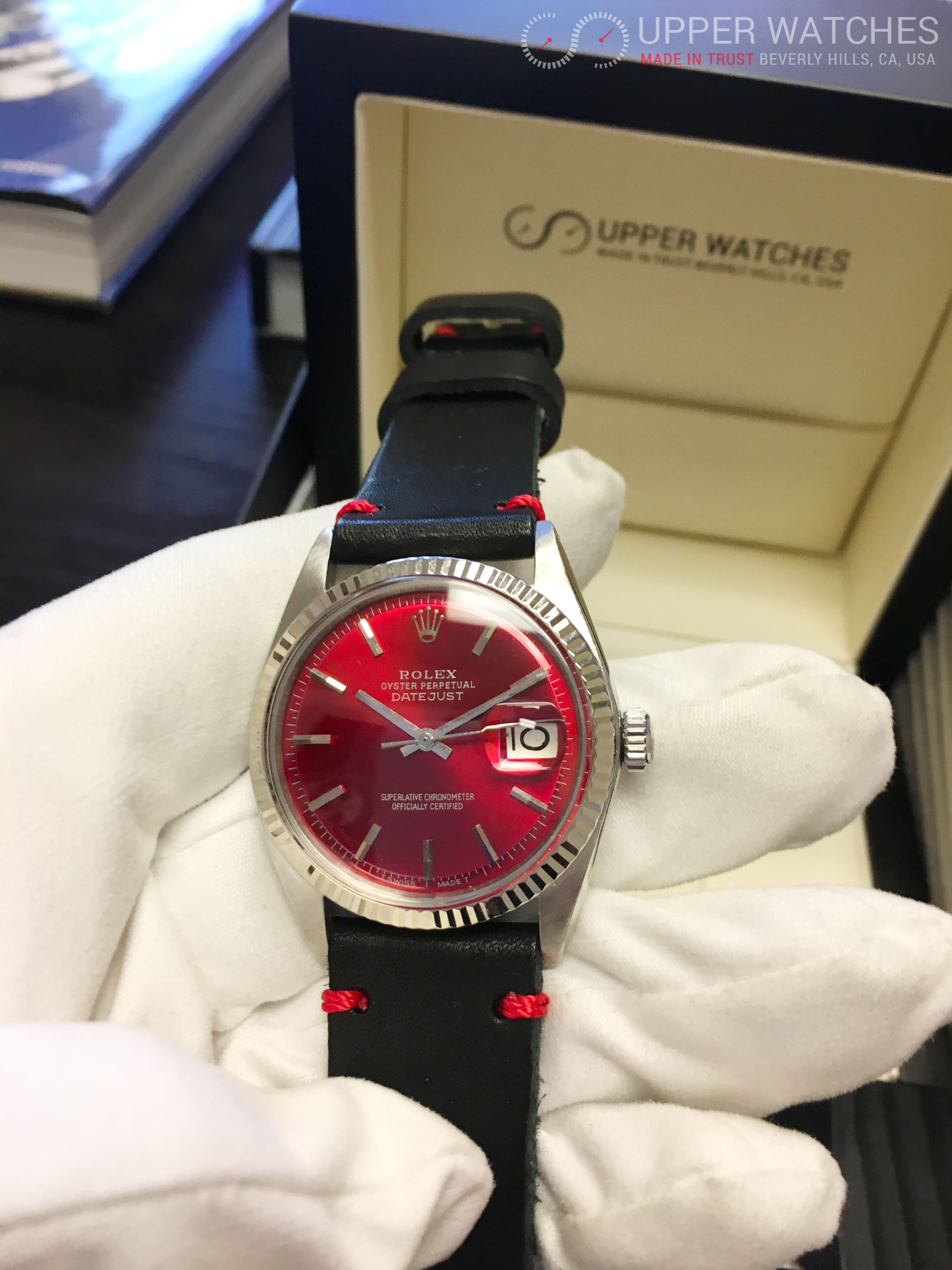 datejust red dial