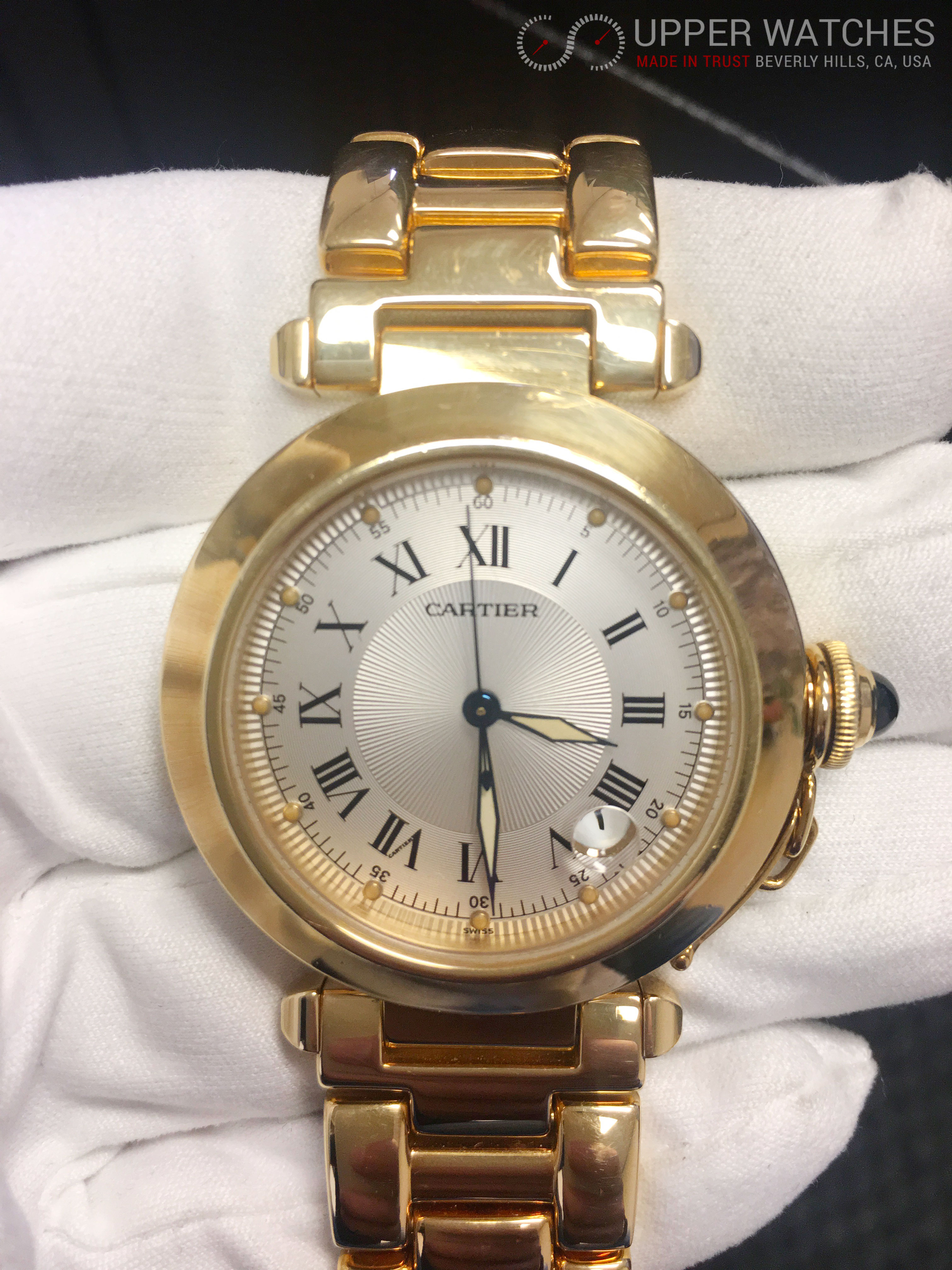 Cartier Pasha 18K Yellow Gold 1028 - Upper Watches