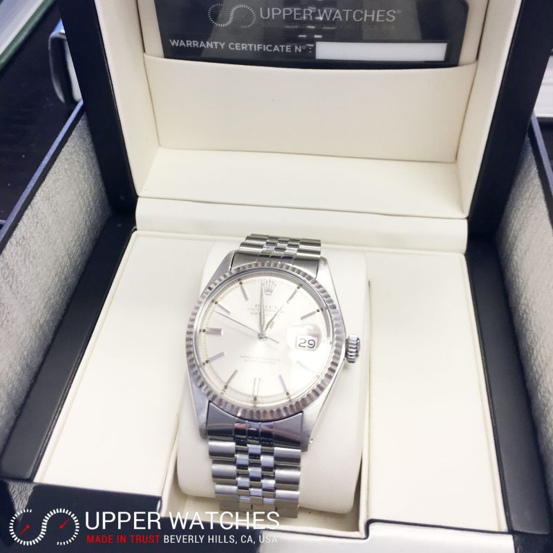 Rolex 1601 Datejust Steel 18K White Gold Vintage - Upper Watches