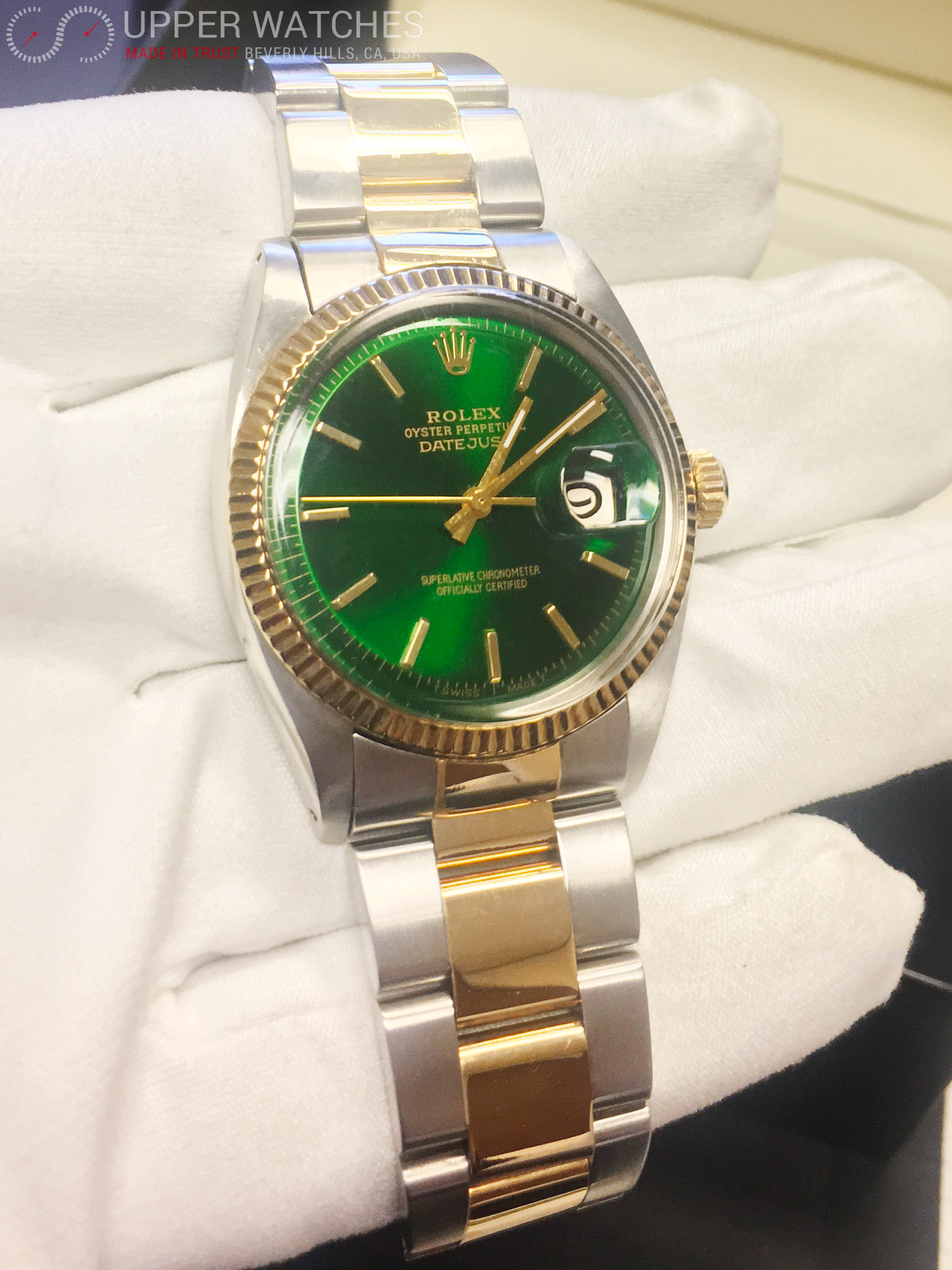 datejust green dial