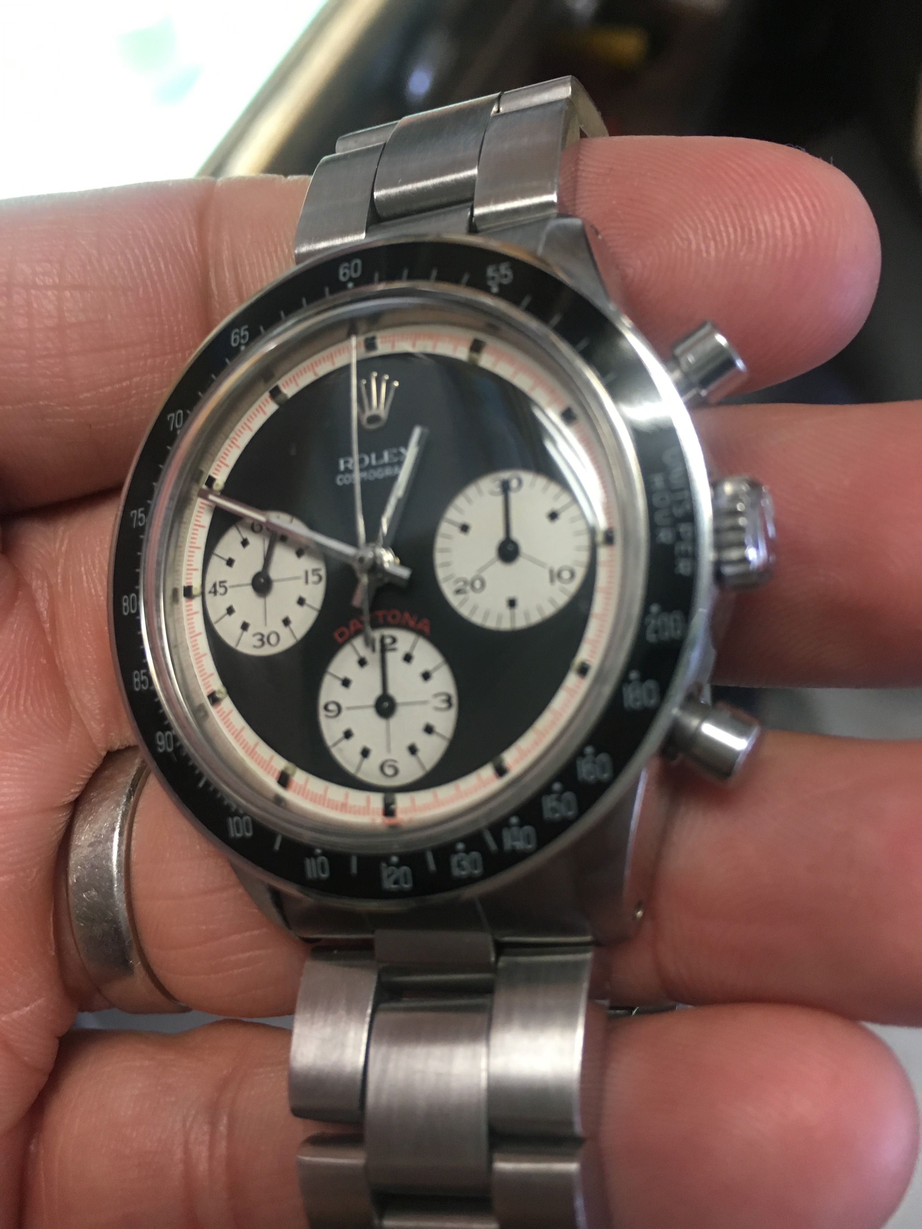 Rolex 6241 Paul Newman Daytona Black Dial 3 colors VINTAGE MINT - Upper ...