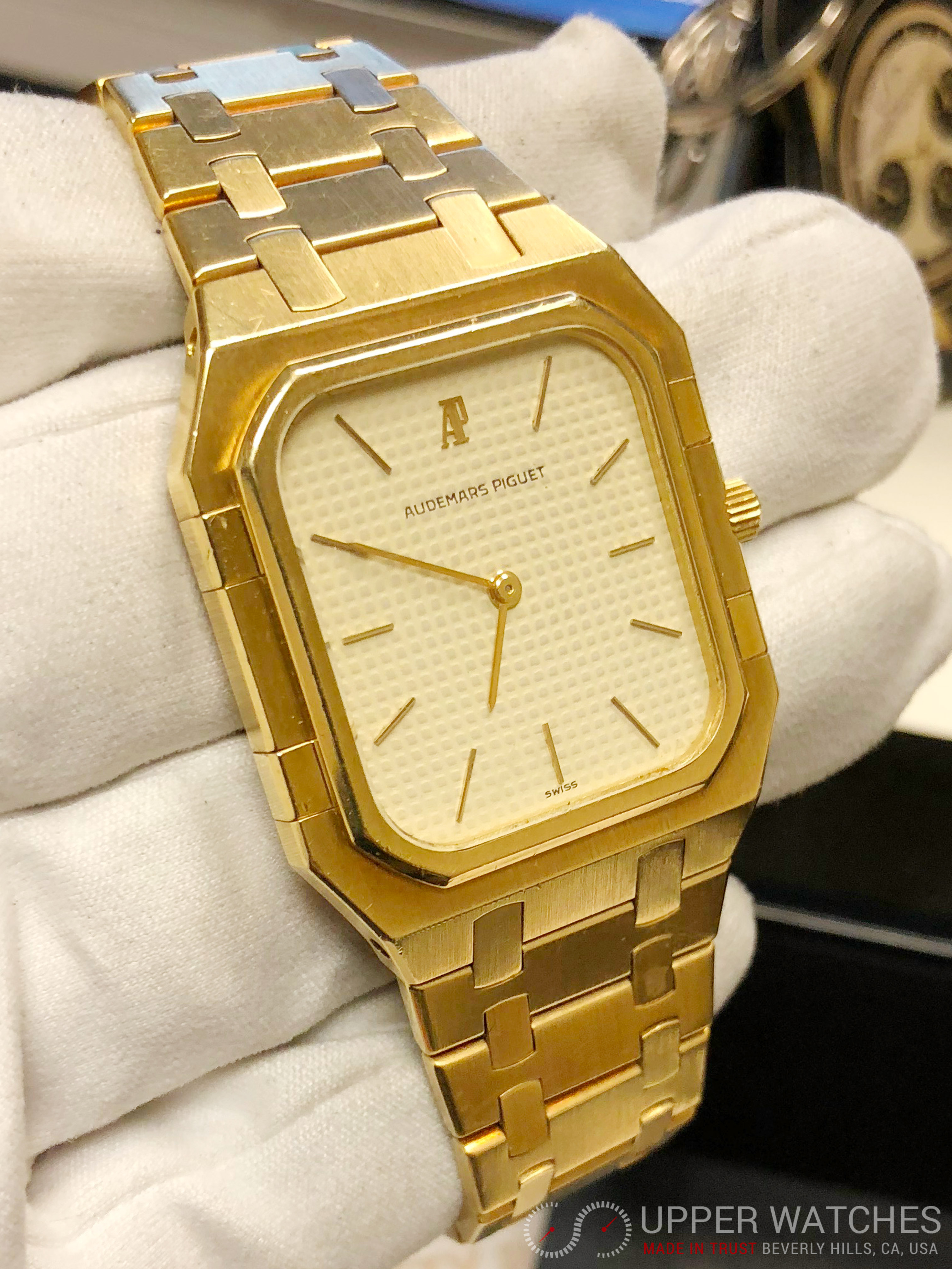 Audemars Piguet Royal Oak 18k solid yellow gold white Dial